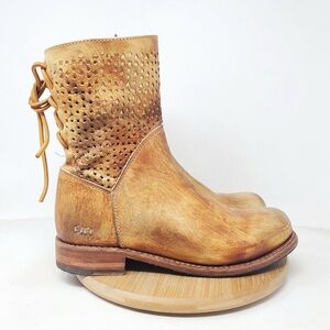 Bed Stu Distressed Leather Ankle Boots Anthropologie